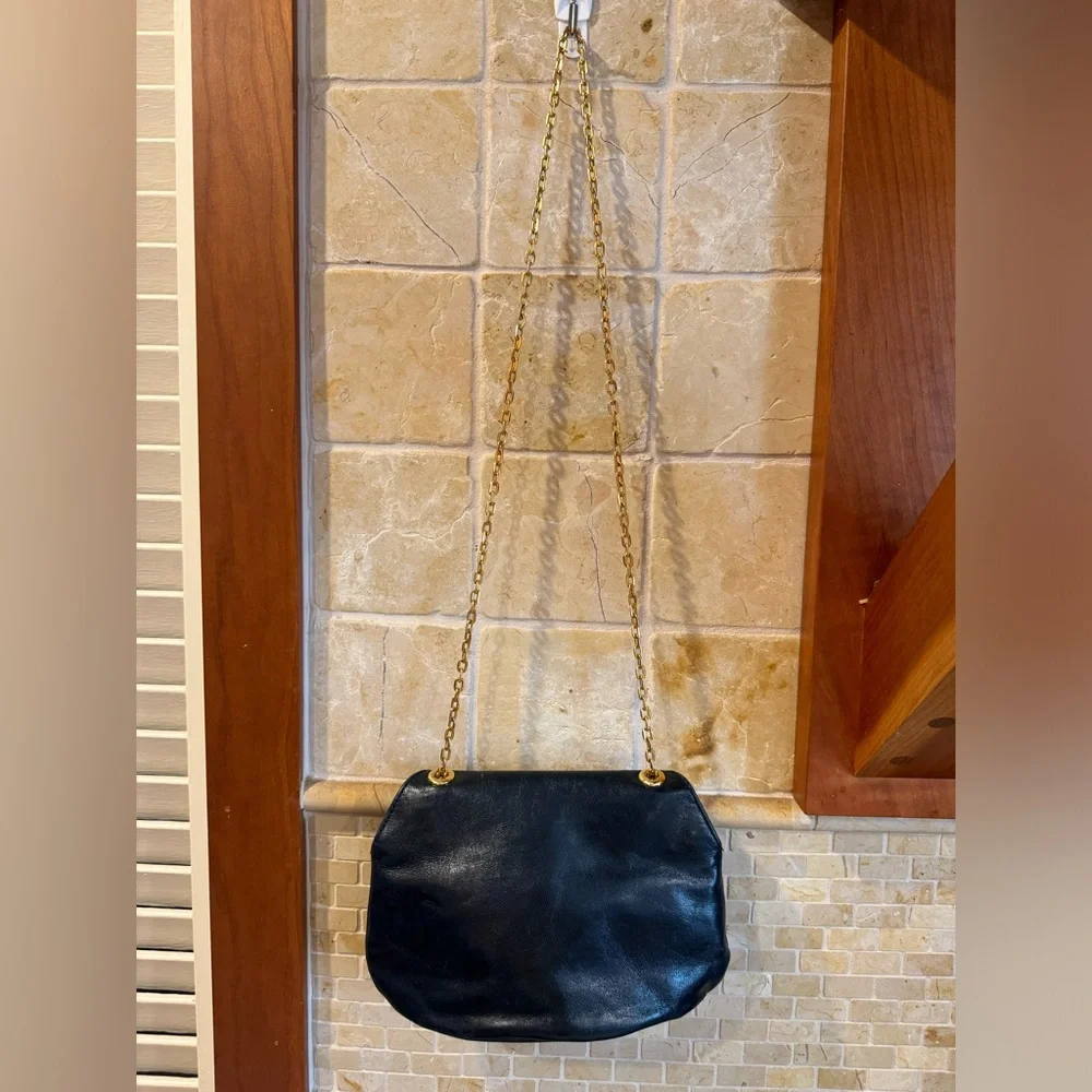 Rodo black leather shoulder bag - Picture 9 of 14